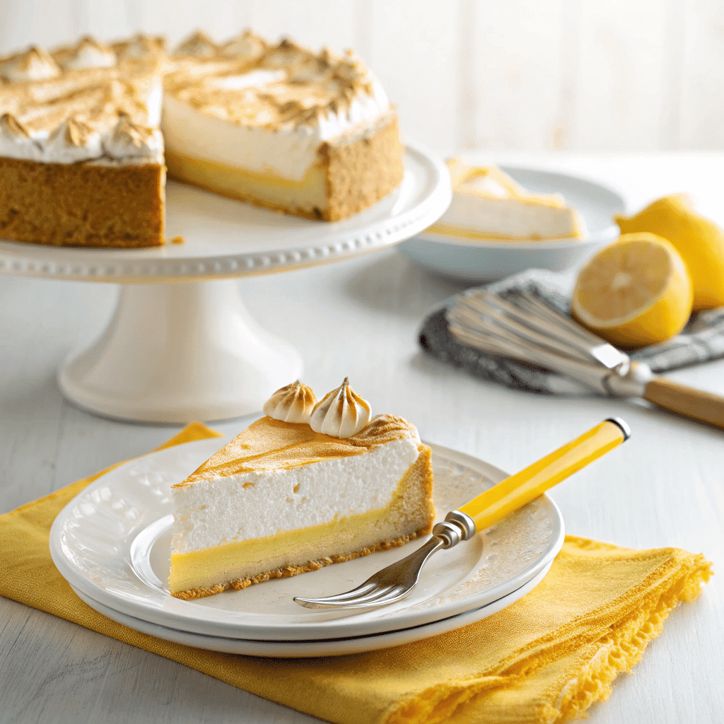 Lemon Meringue Cheesecake: A Creamy Twist on a Classic Dessert 15 Remove from the oven and chill