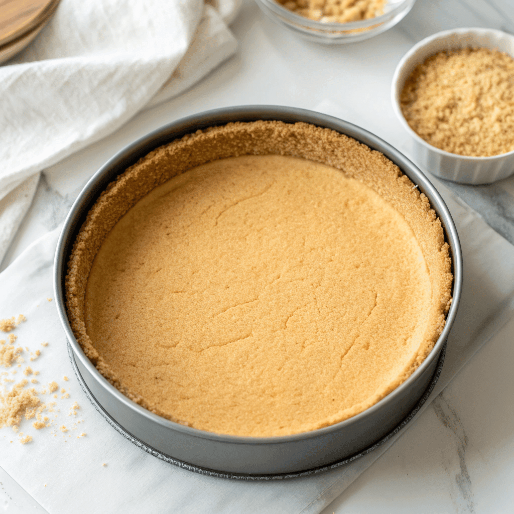 Lemon Meringue Cheesecake: A Creamy Twist on a Classic Dessert 3 cheesecake crust