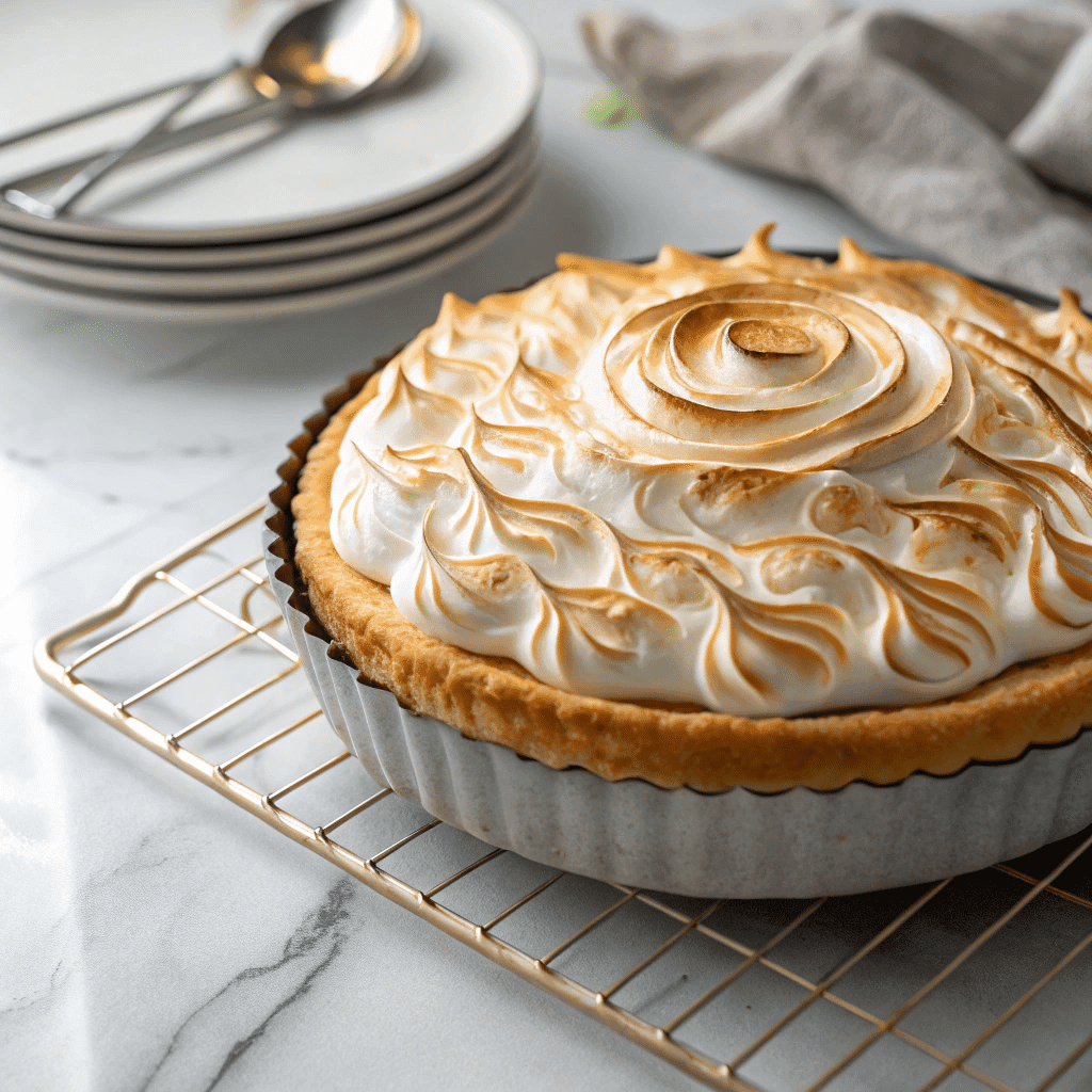 Lemon Meringue Cheesecake: A Creamy Twist on a Classic Dessert 14 golden brown